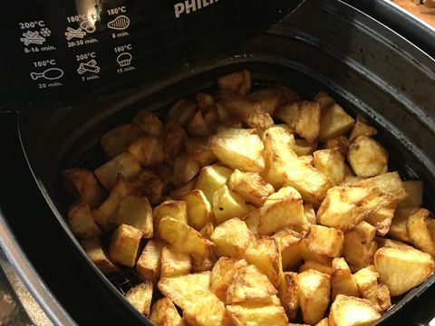 Air fryer aardappelen