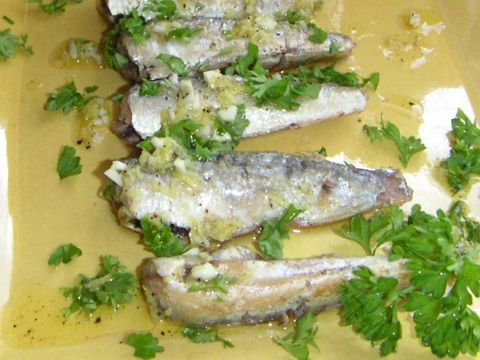 Gemarineerde sardines