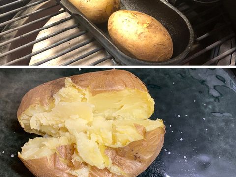 gepofte aardappel