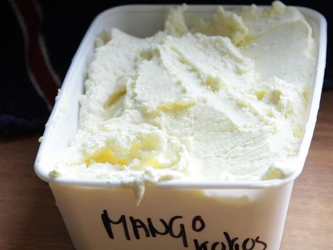 Mango-kokos ijs