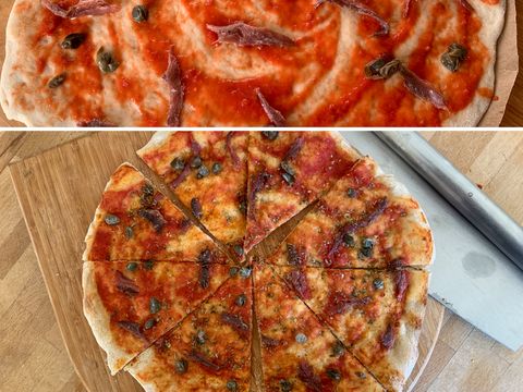 Pizza Napoletana traditioneel