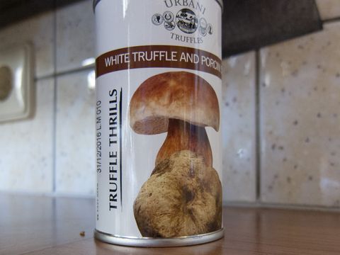 Witte truffel en porcini saus