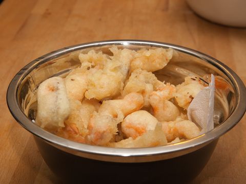 Zalm in tempura