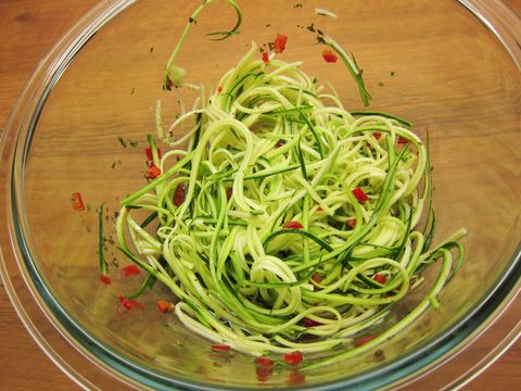 Courgette salade