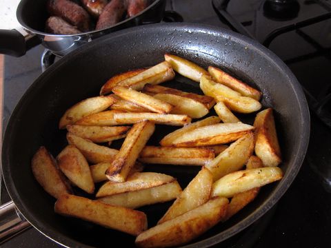 Friet uit de pan