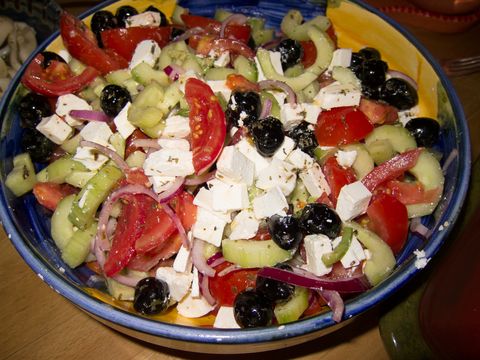 Griekse village salade, Horiatiki